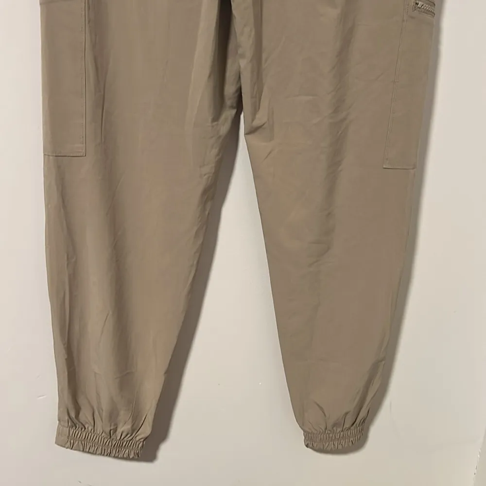 Athleta Venture Pant Tan Cream Hiking Travel Confy Jogger Size 0 - Image 5