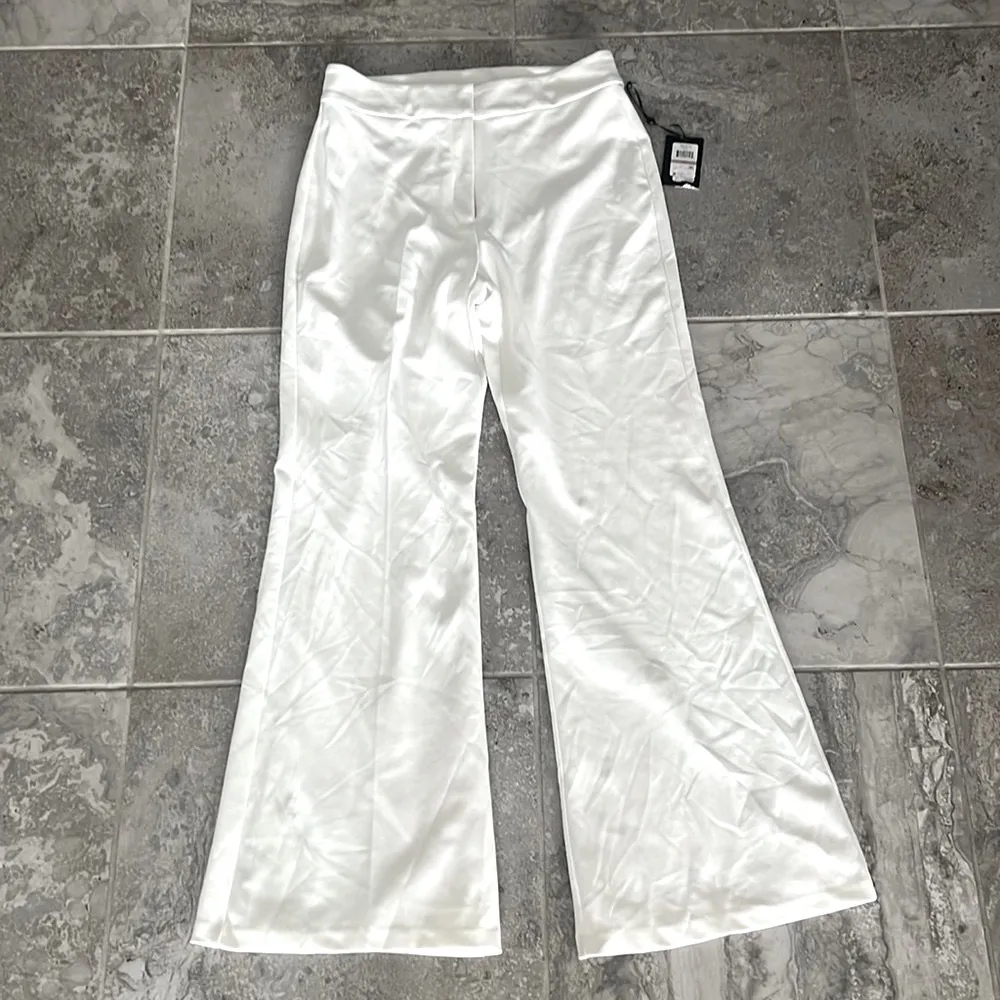 New DKNY High-Rise Wide-Leg Career Pants, Size 12 New w/Tag $89 - Image 6