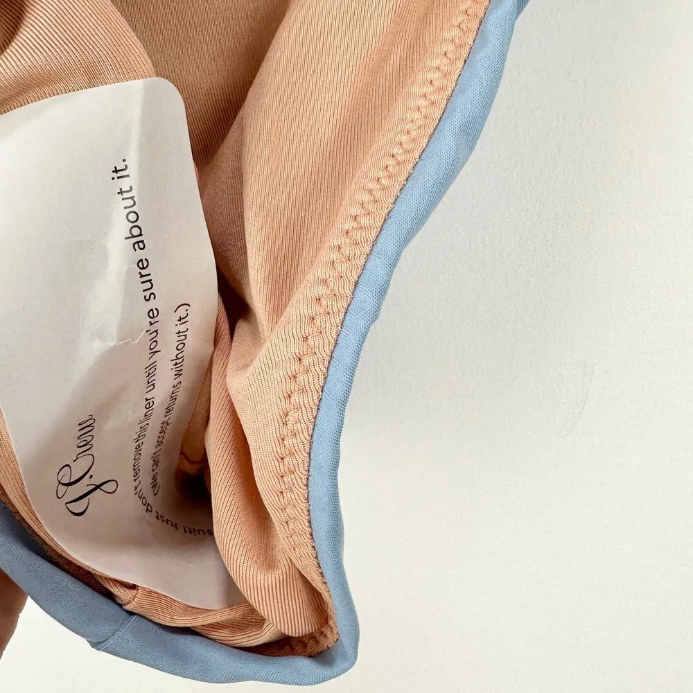 J.Crew High Rise Bikini Bottom Coastal Light Blue Beach Resortwear XS NWT - Image 10