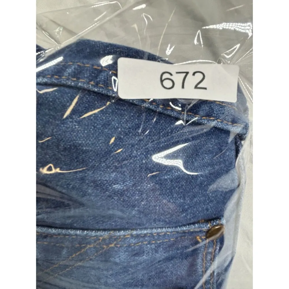 Vintage Wrangler Jeans High-Waisted Straight Leg Blue Denim Women's W28/ 34L - Image 8