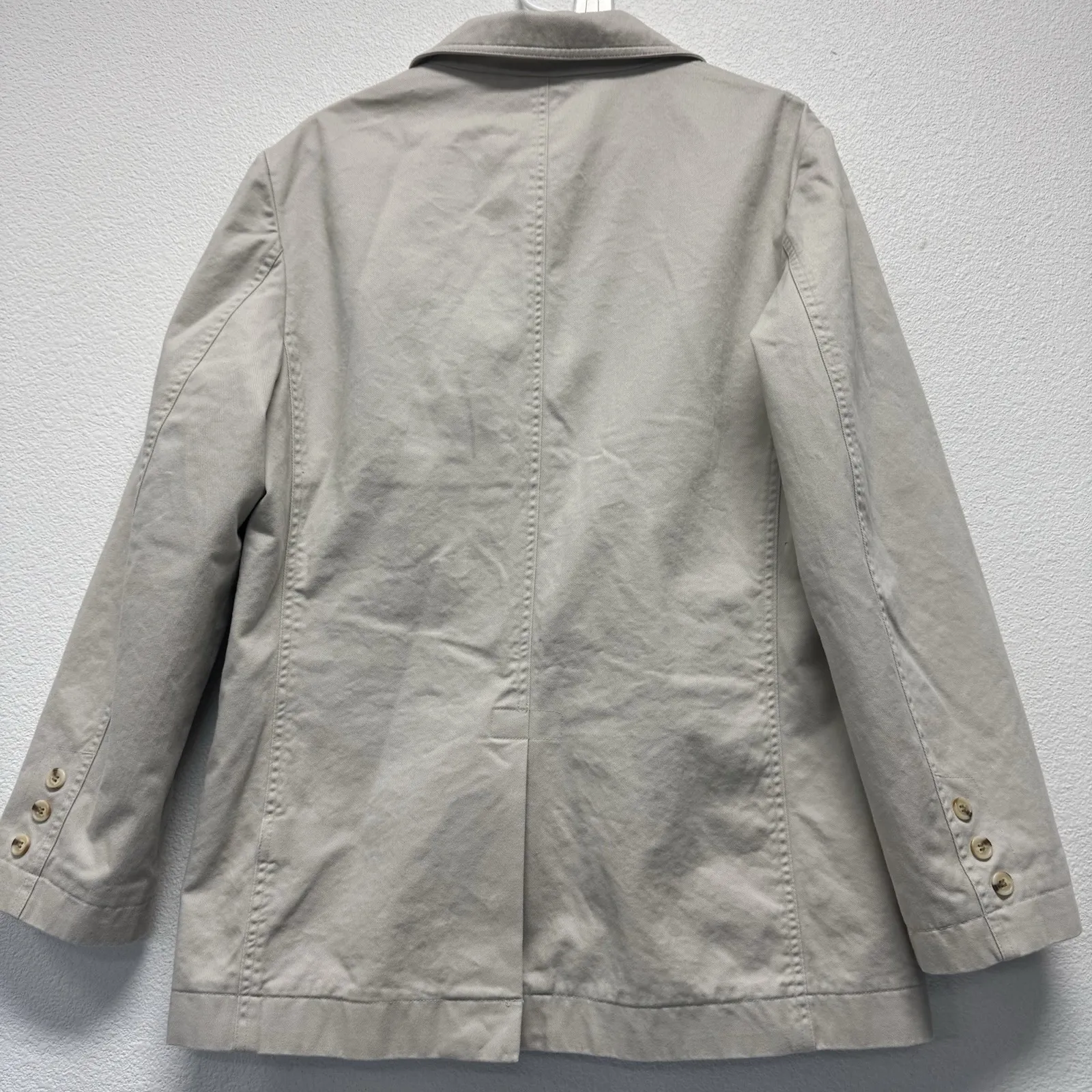 St Johns Bay Business Casual Blazer Men Medium Khaki Tan Suit Sport Coat Jacket - Image 5