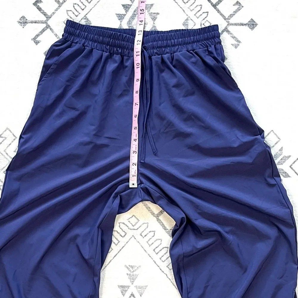 Breezeful High Waisted Drawstring Side Pocket Split Hem Joggers Small - Image 7