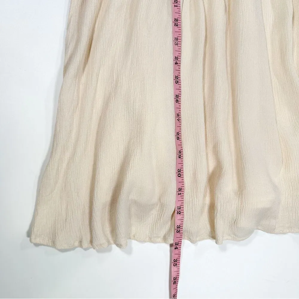 Sundance Size S Gracefully Lovely Dress Cream Eyelet Sleeveless - Image 11