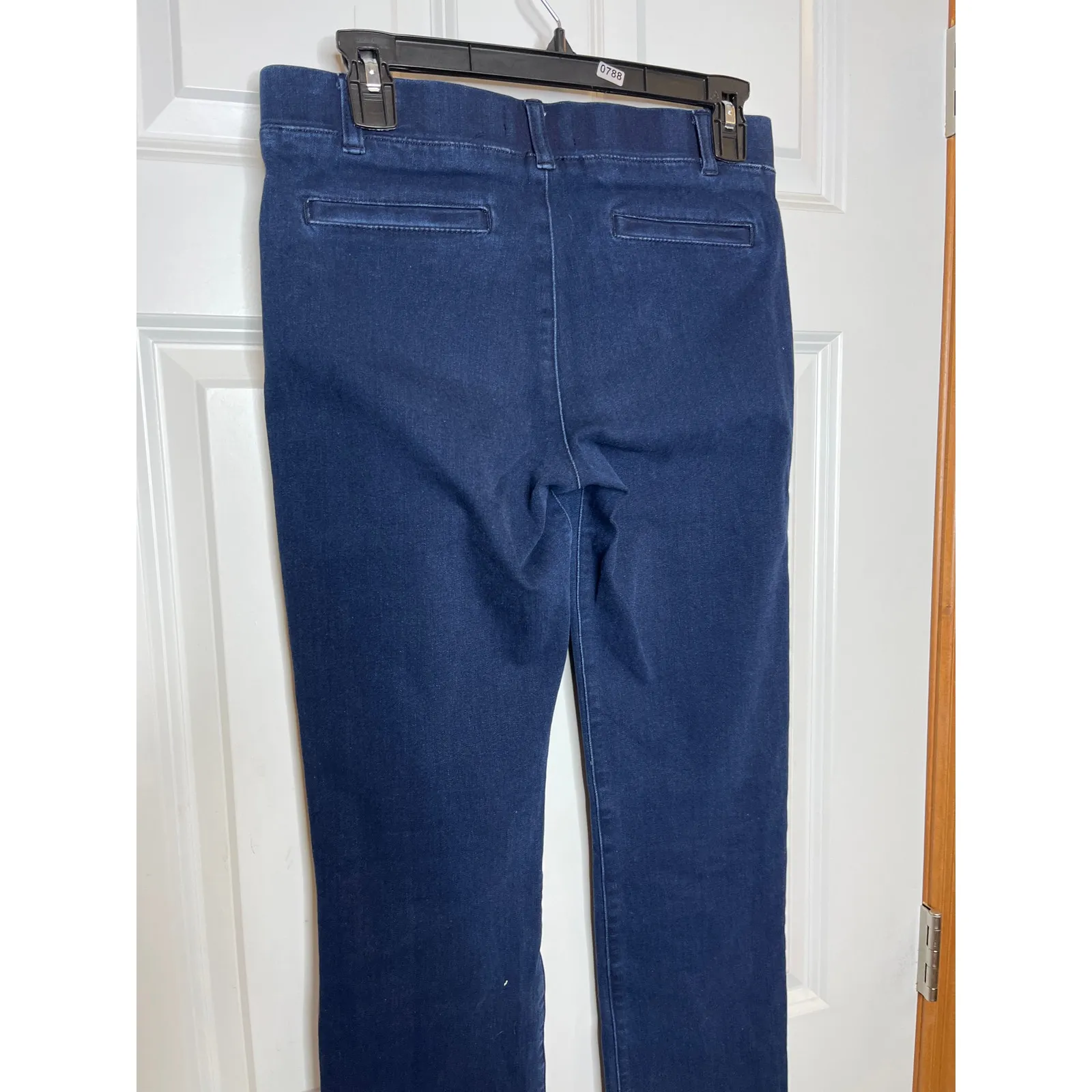 Betabrand Signature‎ Blue Denim Straight Leg Jeans Small - Image 3