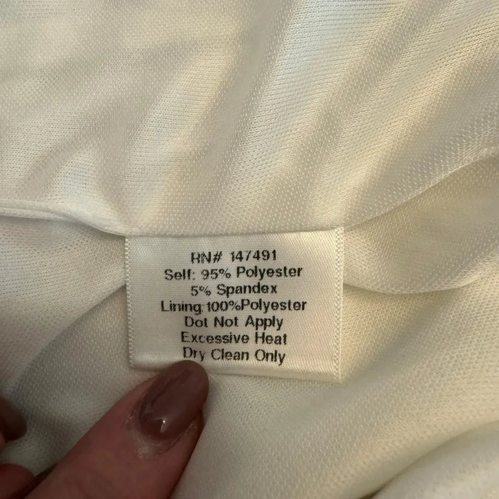 Katie May x Revolve - Brittany Gown in Silver Dusted Ivory Sz M - Image 12