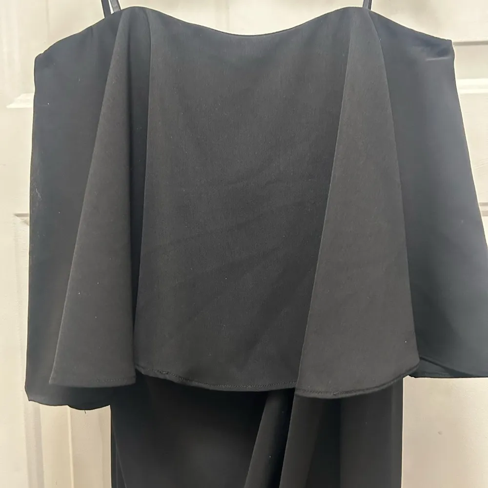 Shona Joy Strapless Frill Drape Maxi Dress - Image 9