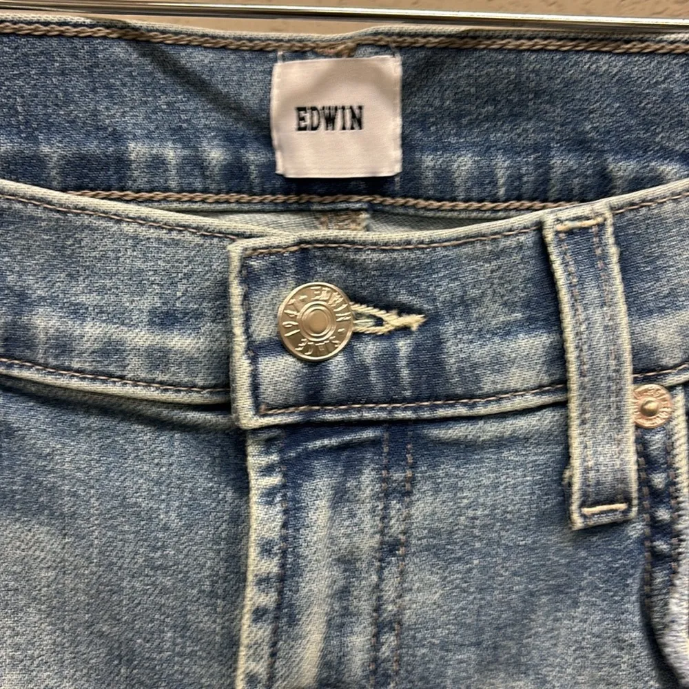 Edwin Jeans Skinny Mid Rise 28 New Blue - Image 2