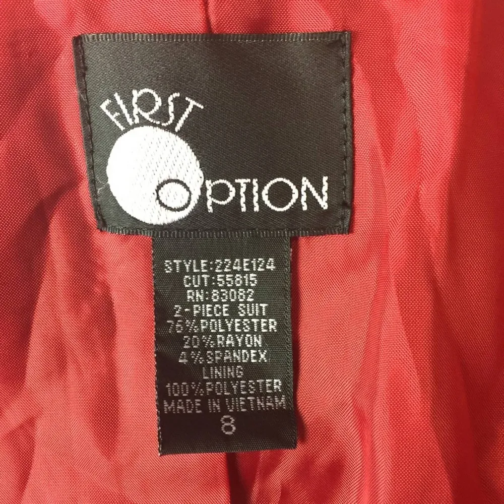 •First Option• Red Cape Jacket Size 8 - Image 7