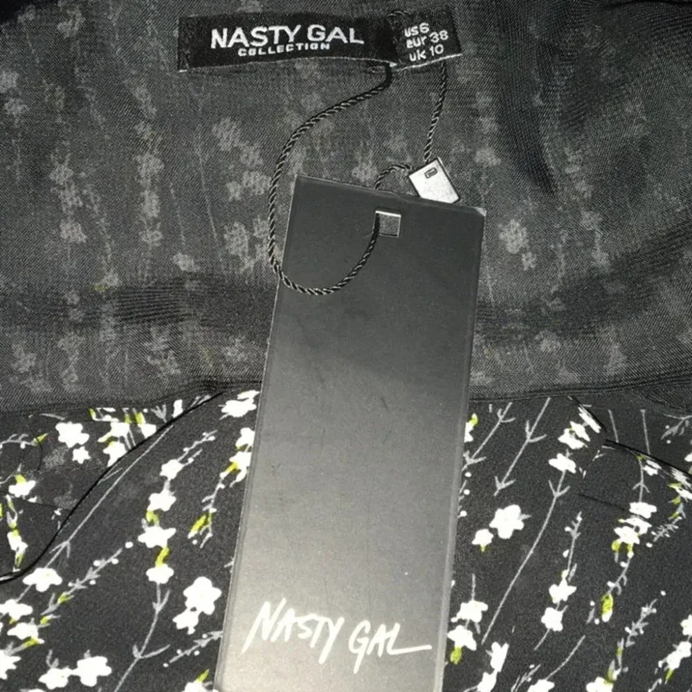 Nasty Gal Don’t Ruffle My Flowers Midi Dress NWT - Image 5