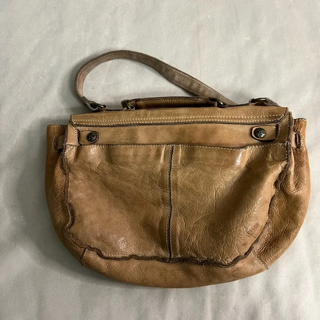 🔥 Patricia Nash Genuine Leather Messenger Crossbody Bag – Vintage Studded Style - Image 2