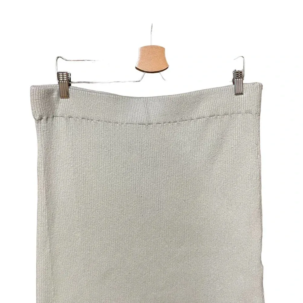 Ramy Brook Traci Midi Sweater Knit Skirt Seafoam Green Size Large‎ - Image 4