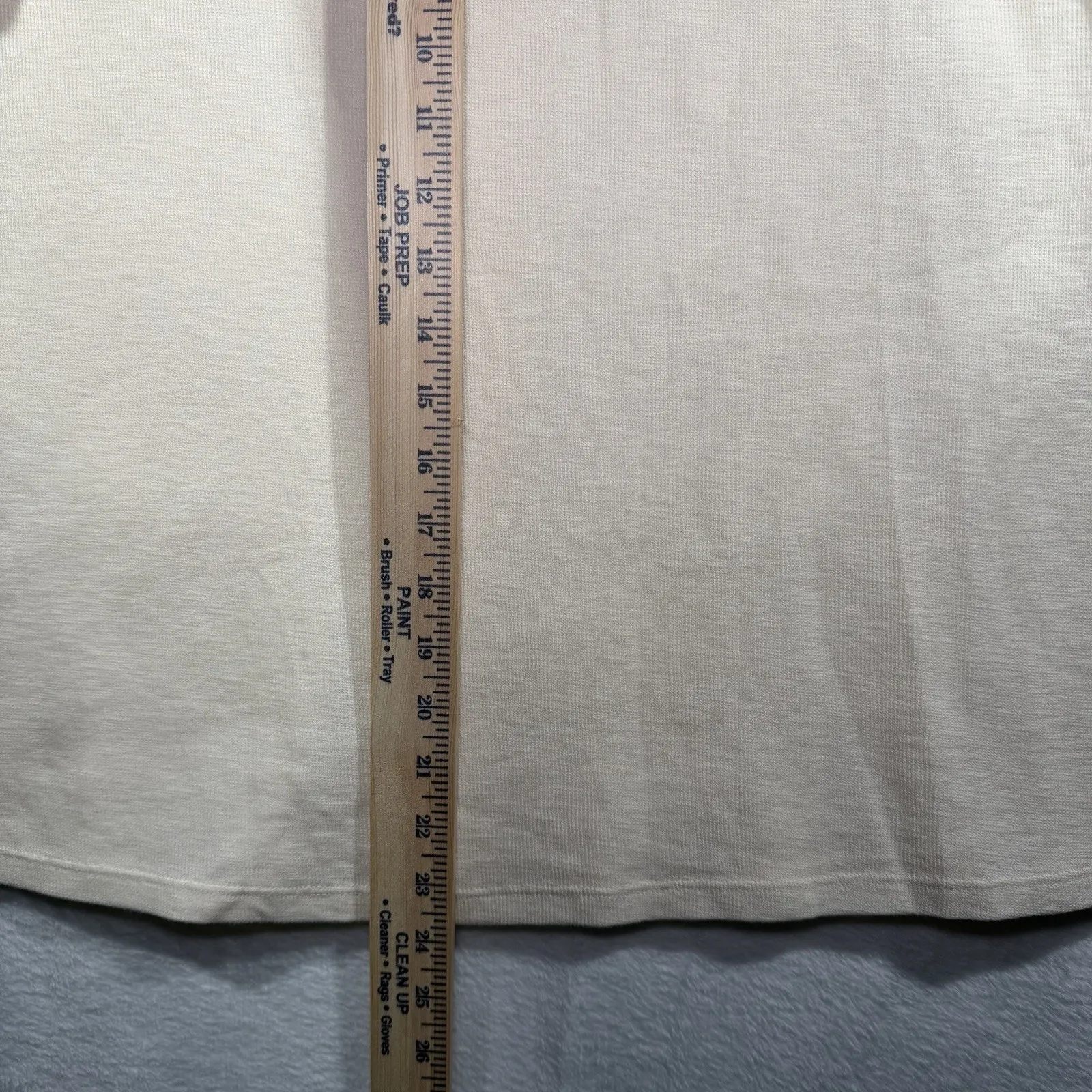 Eileen Fisher Organic Cotton Tank Top Stretch Ribbed Scoop Neck Beige size S - Image 6