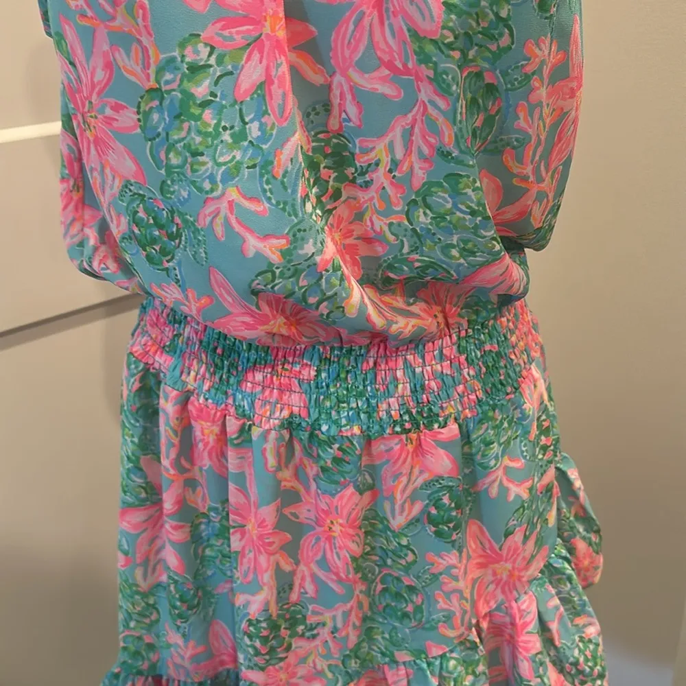 NWT Lilly Pulitzer Pamelyn Dress in Surf Blue So Shellegant Sz 8 - Image 3