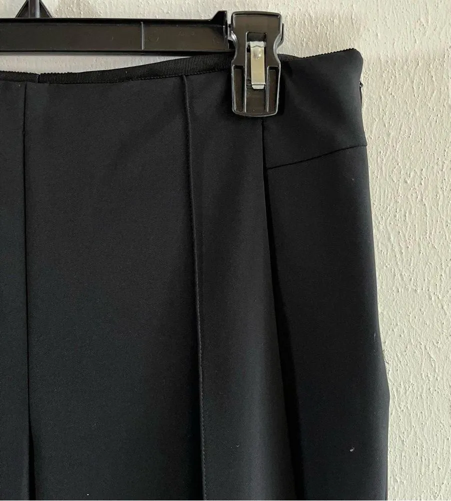 Escada Tuska Black Stretch Slim Pants Sz 38 (US 8) EUC Professional Seams Taper - Image 7