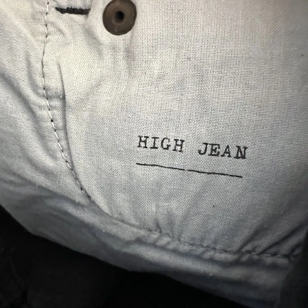 6397 High Jean made in italy‎ Faded black NP140 Size 25 Skinny - Image 6