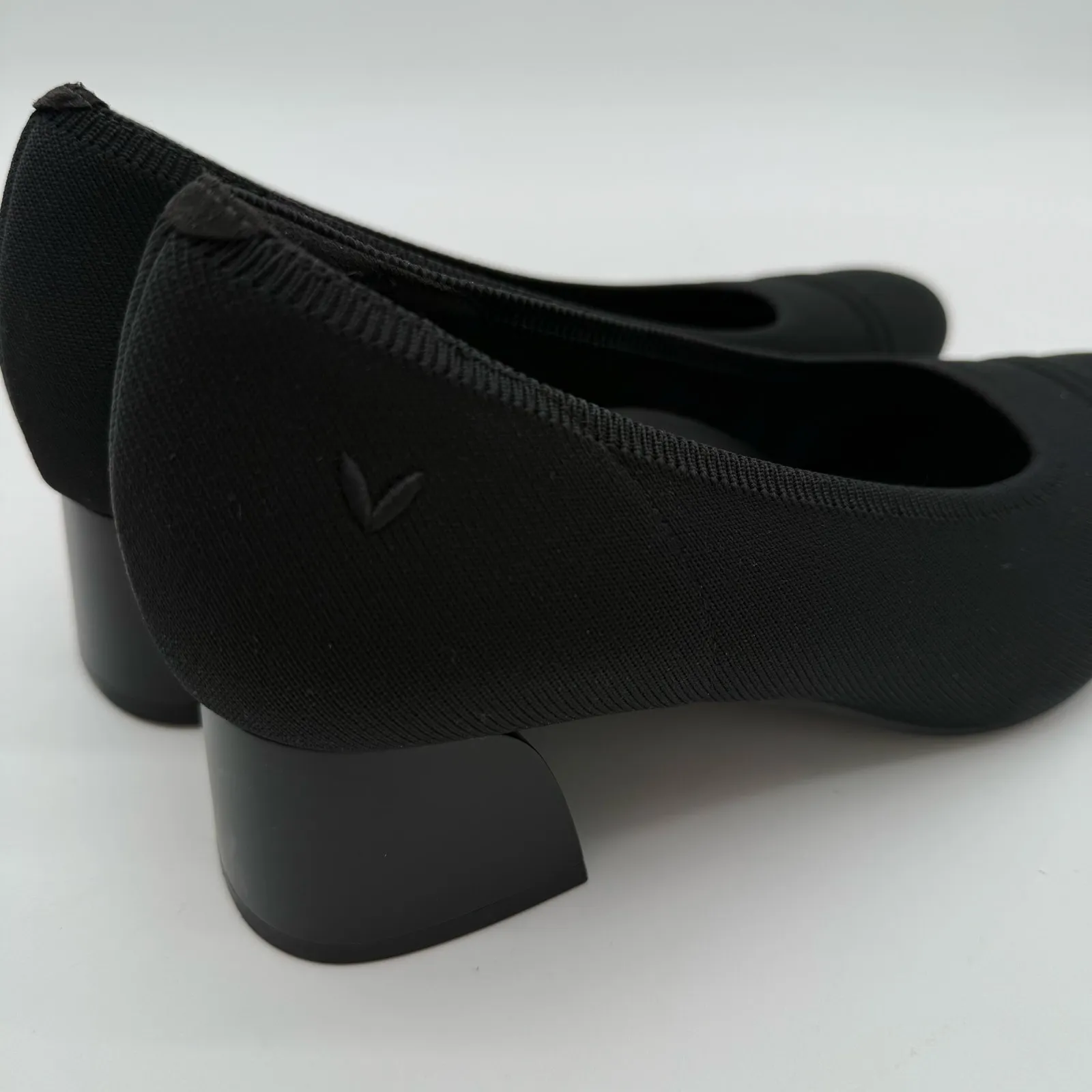 Vivaia Julie Arch Pro Stress Free Chunky Heels Old Money Comfort Knit Black 8.5 - Image 7