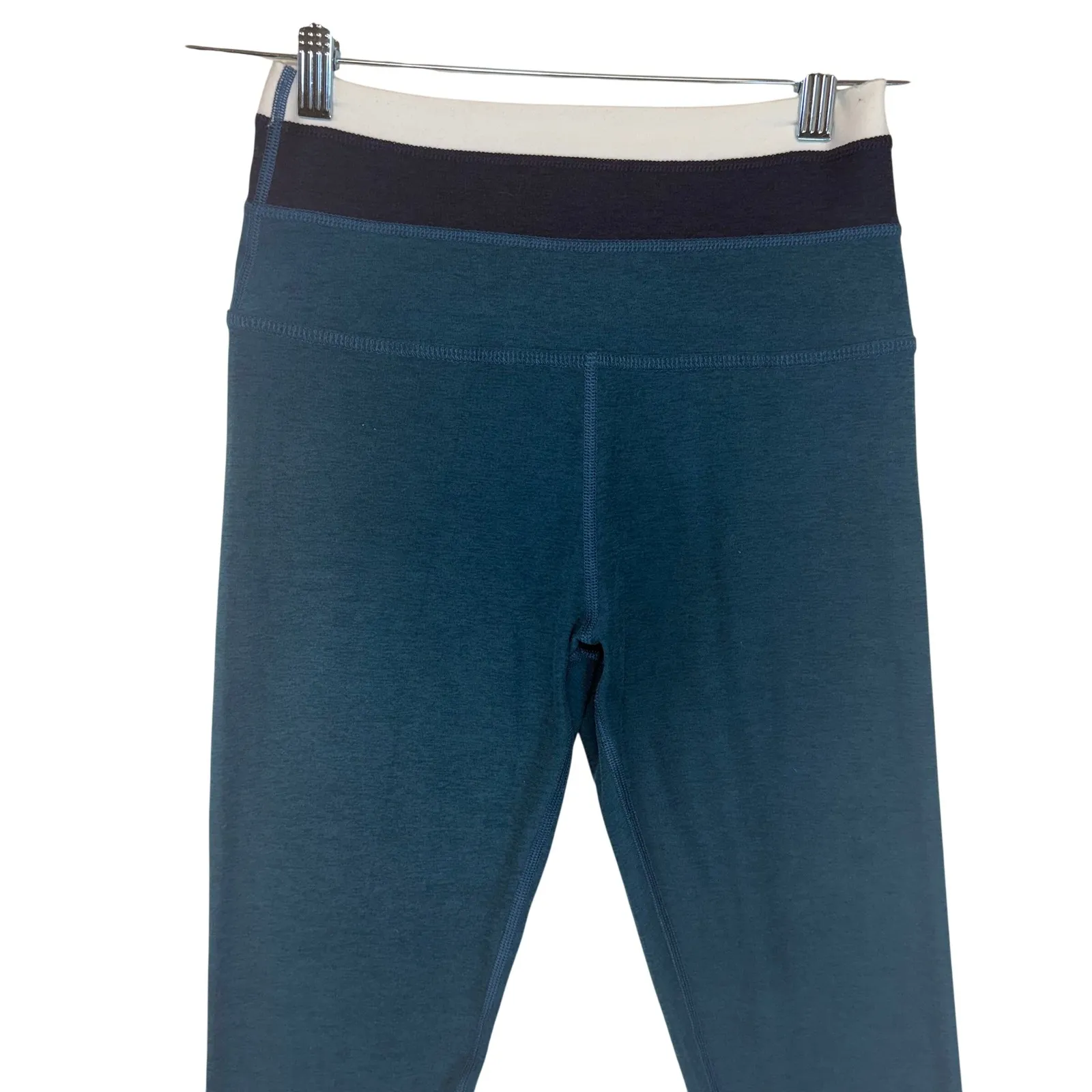 Beyond Yoga High Waist Leggings Teal Activewear Athleisure Gym Sporty Medium - Image 3