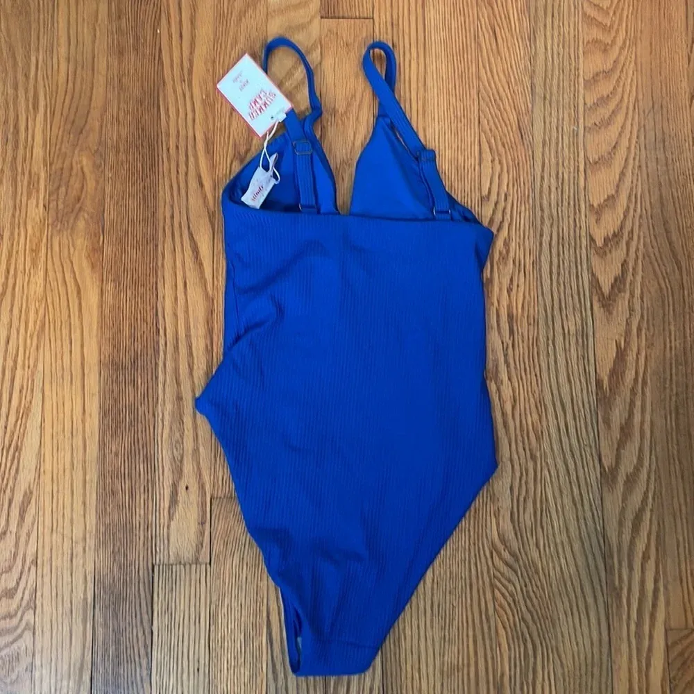 Andie The Marco One Piece LT Rib Swimsuit Mazarine Size S Tall‎ NWT - Image 4