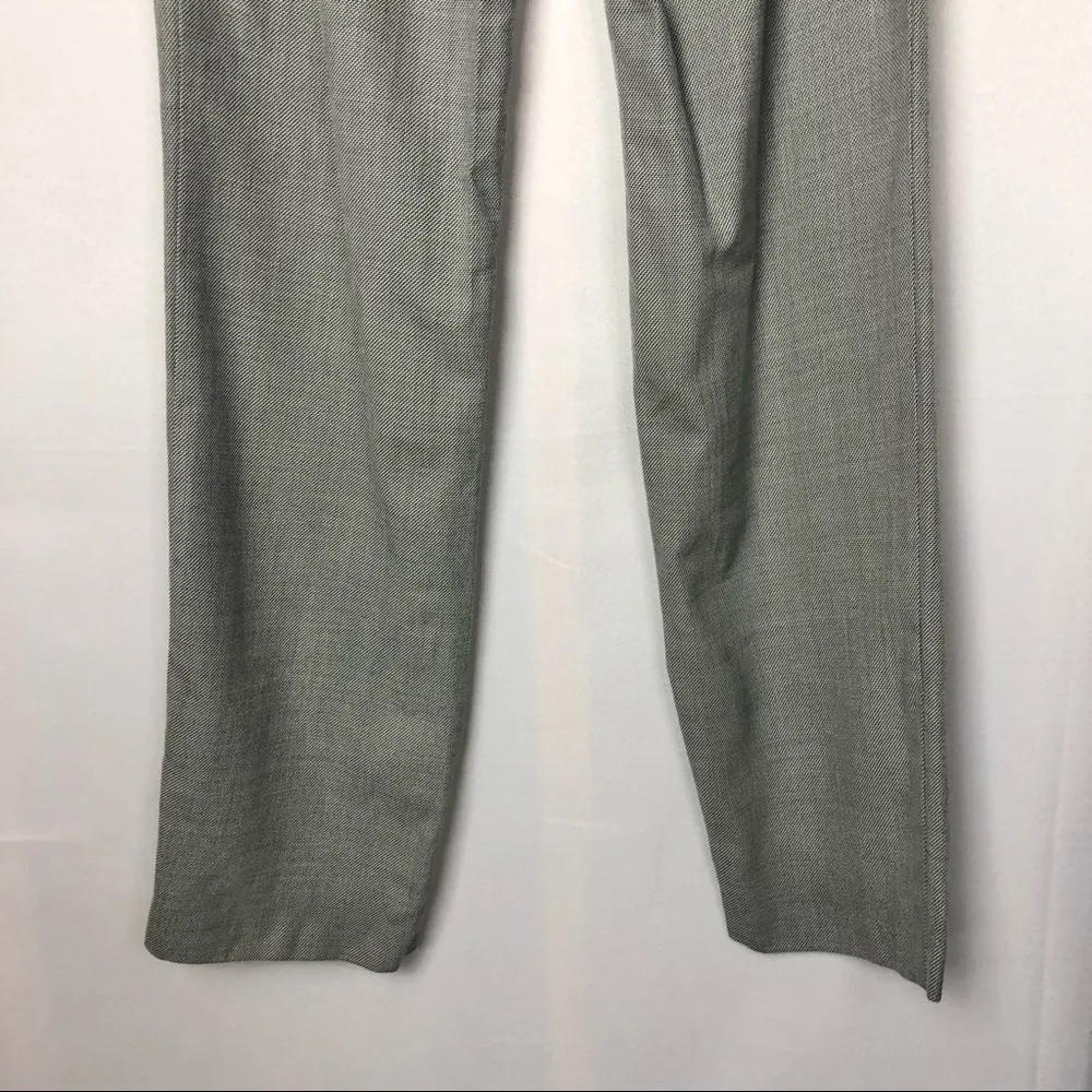 St. John Collection Gray Tweed Hook Closure Dress Pants 8 - Image 6