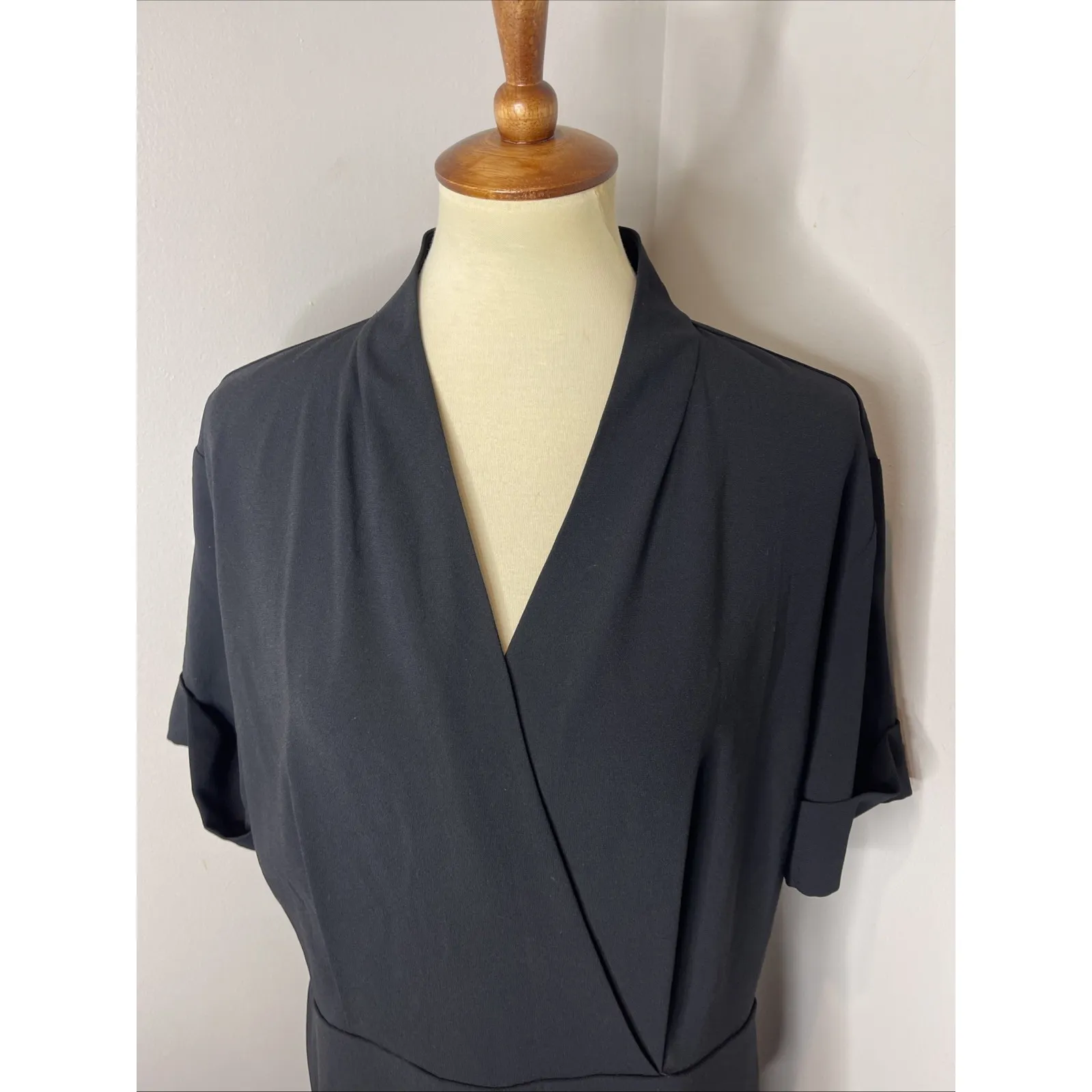 NEW MM Lafleur‎ Tory 5.0 Black Crepe Dress Size 16 - Image 8