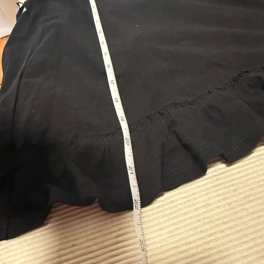 Love Riche Black Asymmetrical Ruffled Tank Top - Image 5