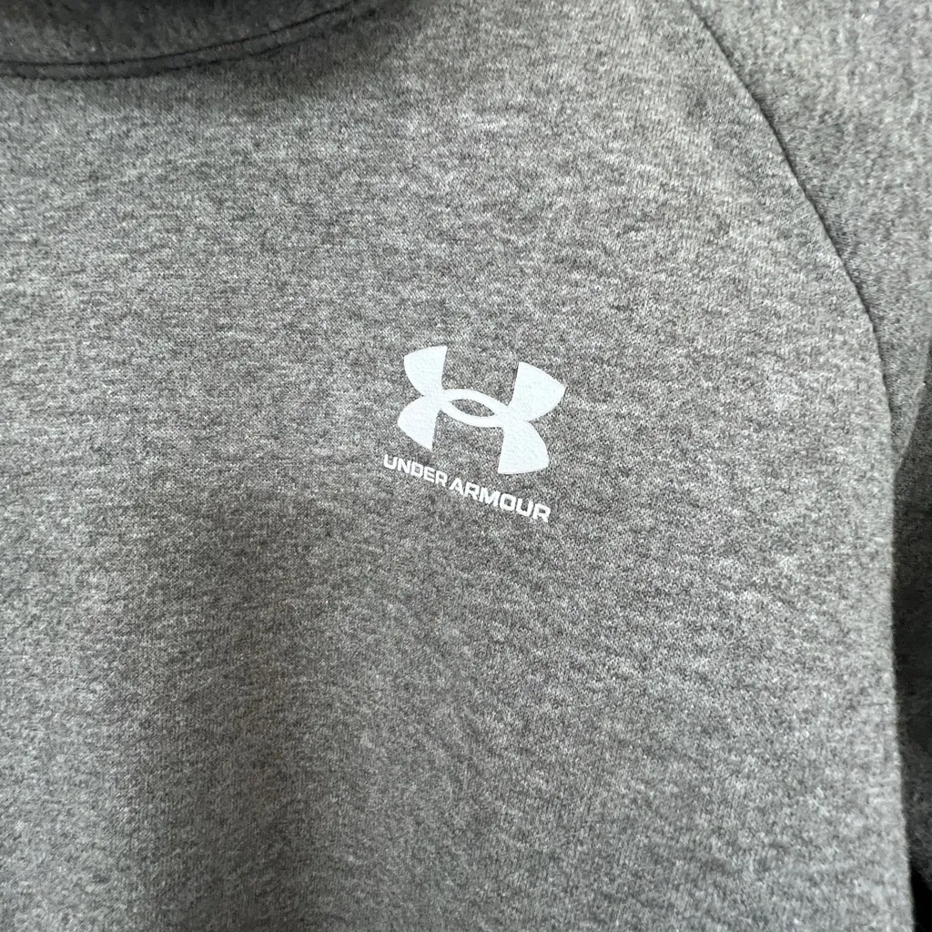 Under Armour Heather Gray Hoodie - Image 4