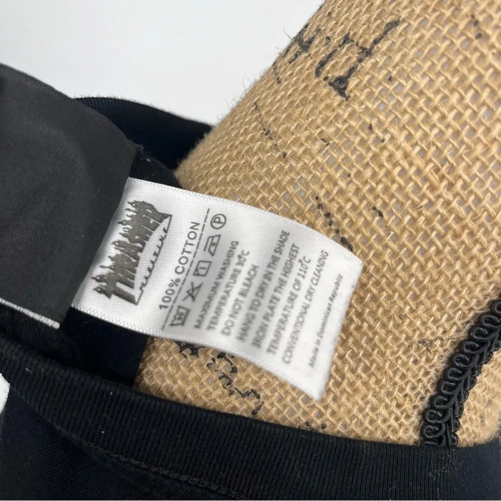 Thrasher Magazine Cropped Black Tshirt‎ Boxy Casual Rocker Heavy Metal Cotton - Image 4