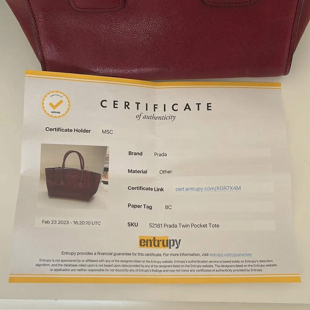 Authentic  Twin Pocket Tote - Image 3