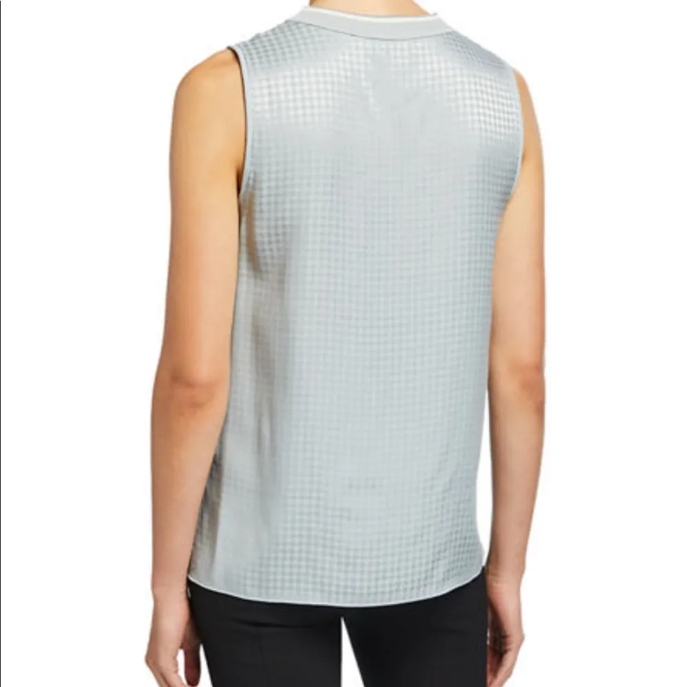 🆕 Rag & Bone | Ali Tank Houndstooth Silver XS - Image 5