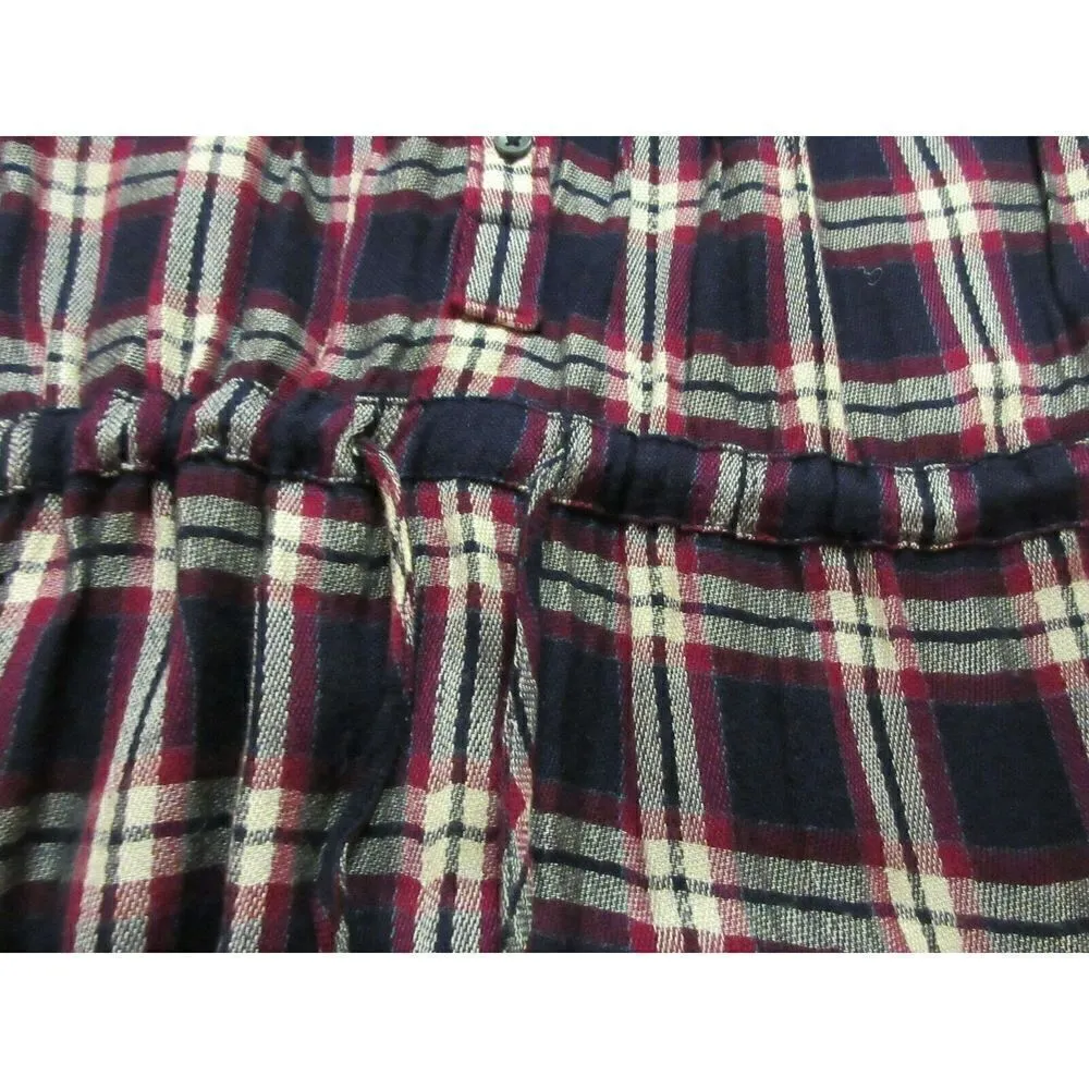 LUCKY BRAND DRESS PLAID W/DRAWSTRING WAIST SIZE LARGE - Image 5