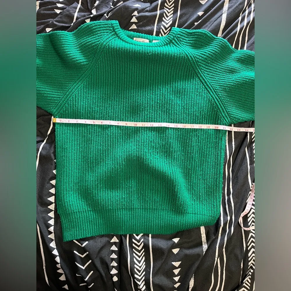 CARRIAGE COURT Knit Sweater Green Vintage Pullover Crewneck Women’s L EUC Size L - Image 5