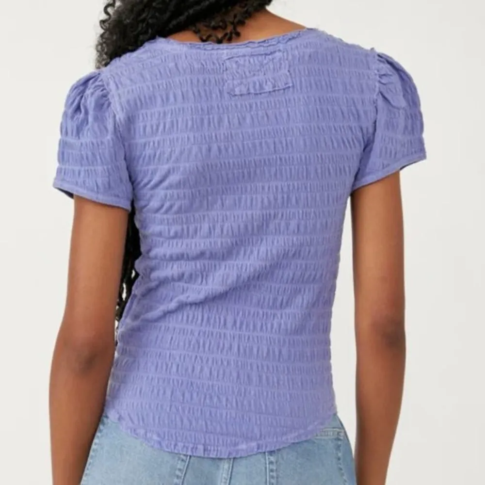 Free People Sugar Cube Scoop V-Neck Tee NWOT, X-large (b49) - Image 2