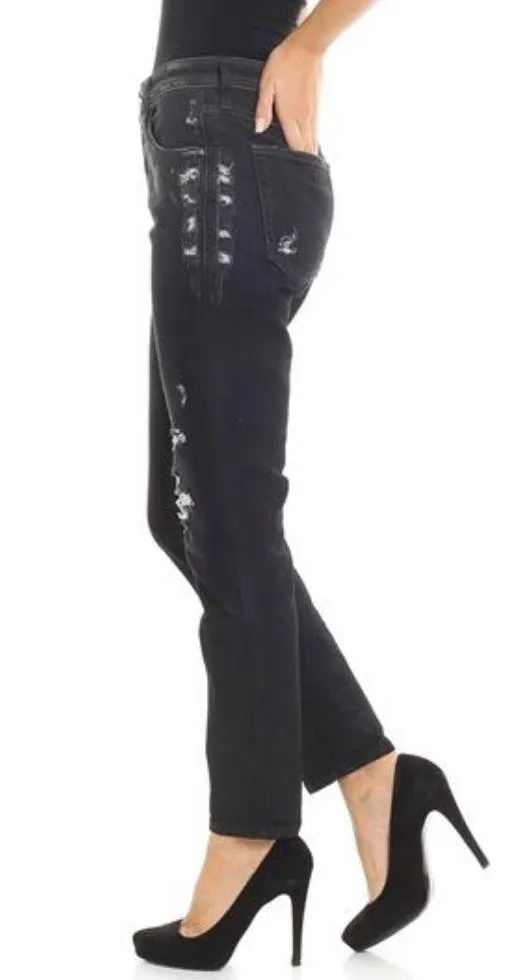 NWT Diesel Babhila Black Jeans size 27  - Image 2