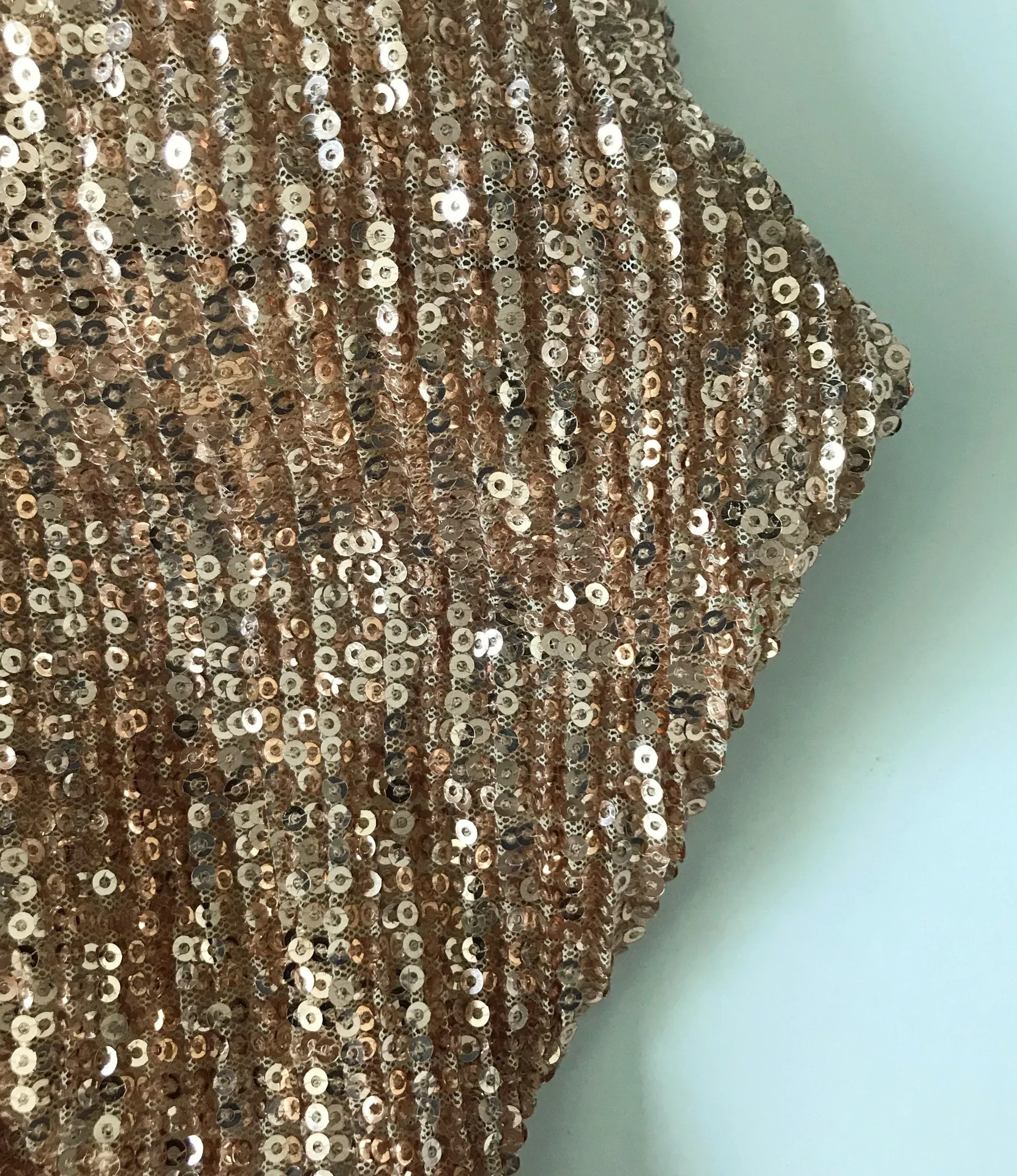 Rose gold sequin dress, size M Size M - Image 7