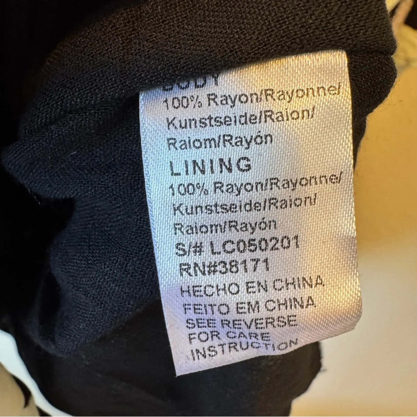 Lucca Black Cream Floral Ruffled Mini Dress Womens L Peplum Long Sleeve Coquette - Image 7