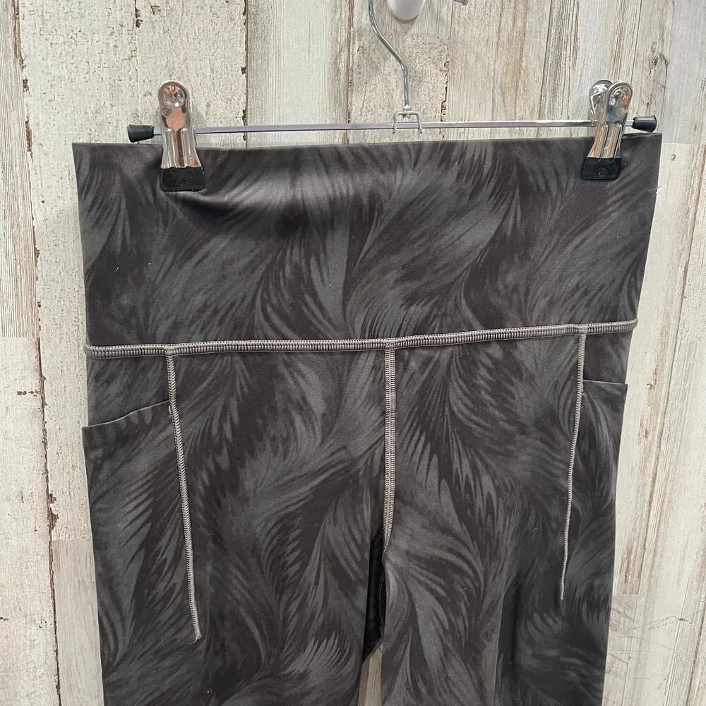 ATHLETA Salutation Stash II Printed Tight Powervita In Ava Black Sz Small - Image 3