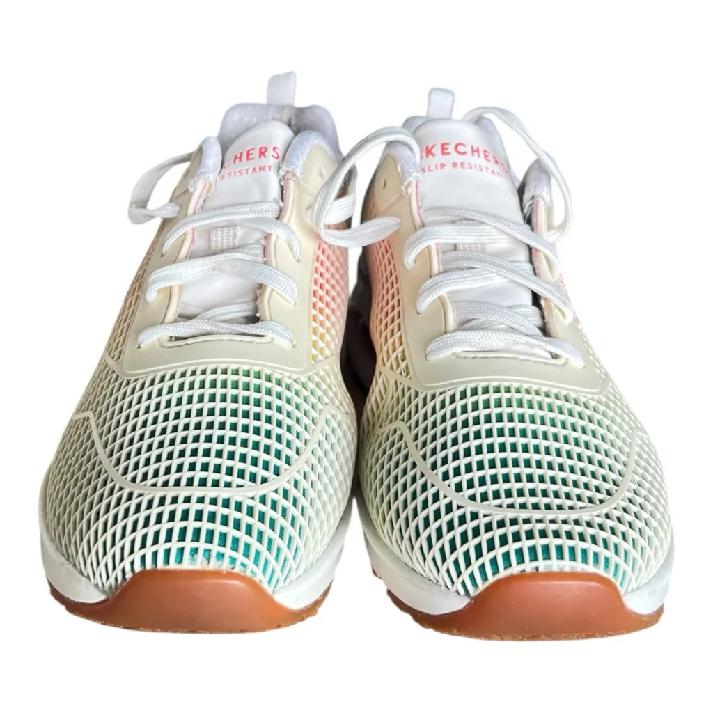 Skechers Street Uno Sr Joylie Rainbow Mesh Athletic Sneakers Size 8.5 - Image 2