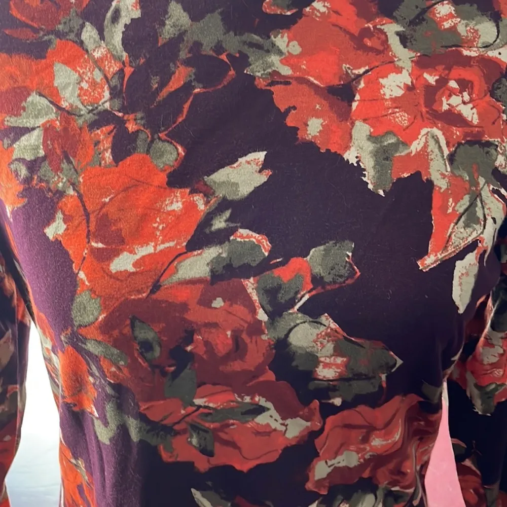 D&Co. denim + company Colorful Long Sleeve Top Size XS - Image 2