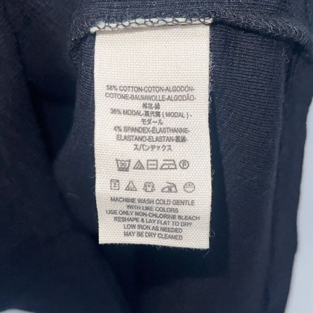 Free People Womens Ribbed Emmy Lou Lace-Up Stretch Tank Top Black‎ Small - Image 5