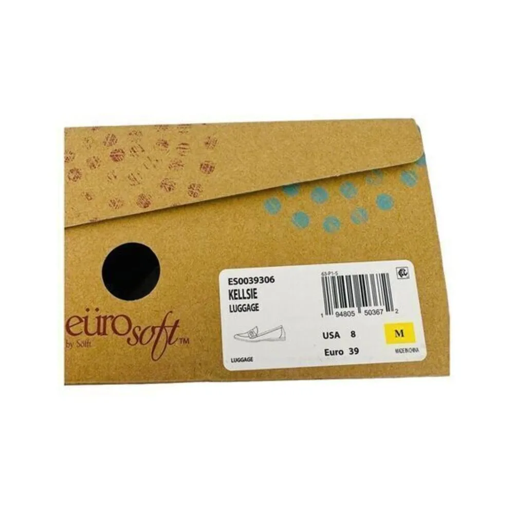 Eurosoft Women's Kellsie Luggage Flat Loafer Cushion Insole Women's Size 8M NWB‎ - Image 13