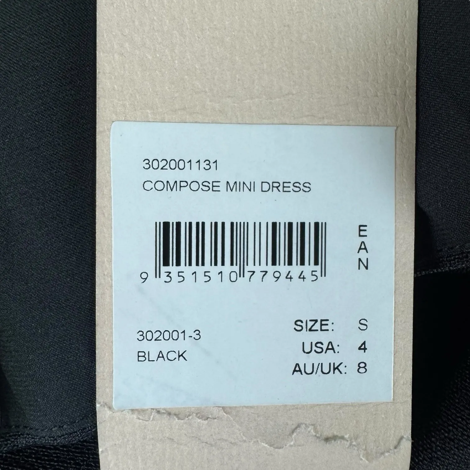 Keepsake the Label LBD One Shoulder Compose Black Ruffle Strap Mini Dress‎ Sz 4 - Image 6