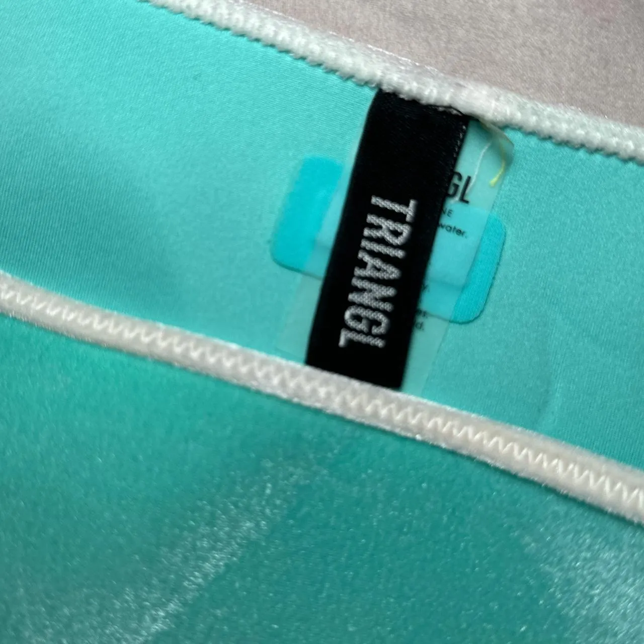 Triangl Neoprint Ponk Orange Blue Bikini - Image 3