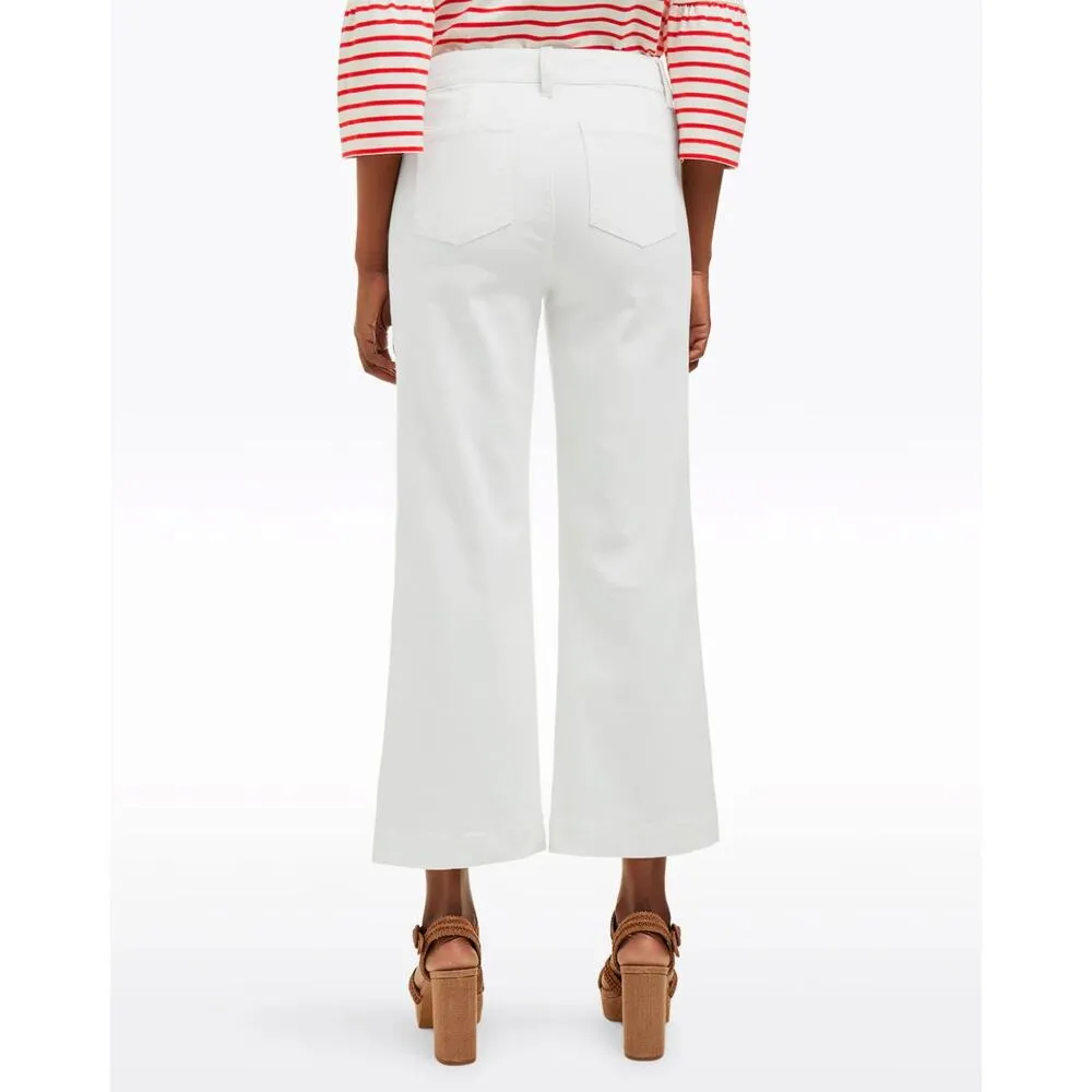 NWT DRAPER JAMES Women’s White Kick Flare Jeans size 30 - Image 2