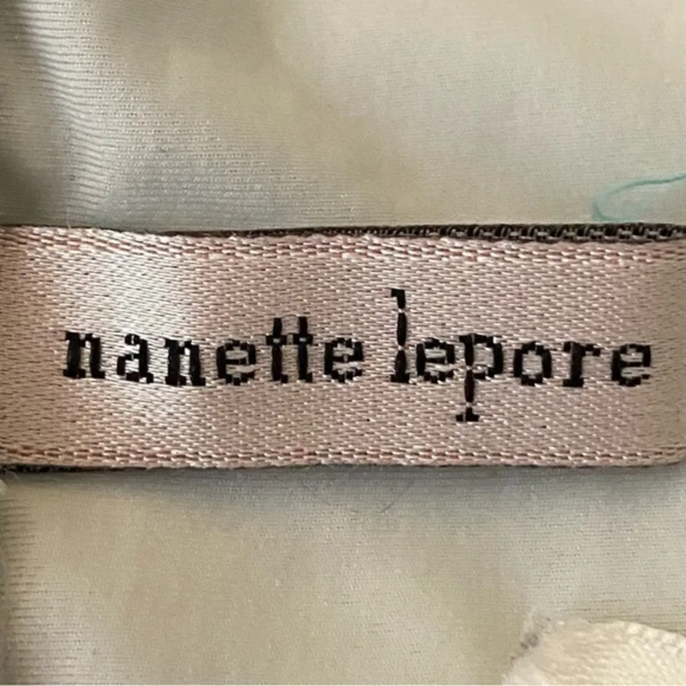 NANETTE LEPORE “Paros Paisley Honey” tankini swim top in size Medium. EUC - Image 8