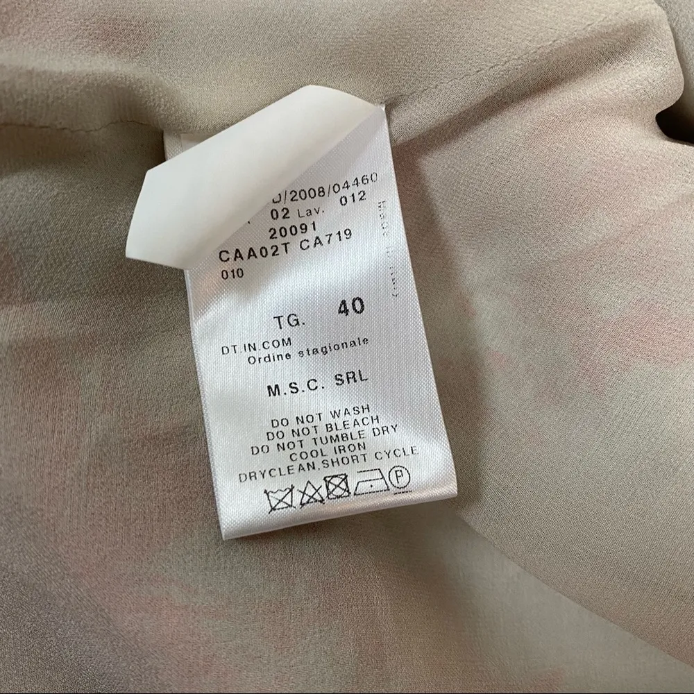 Georgio Armani Floral Sleeveless Above The Knee Dress - Image 8