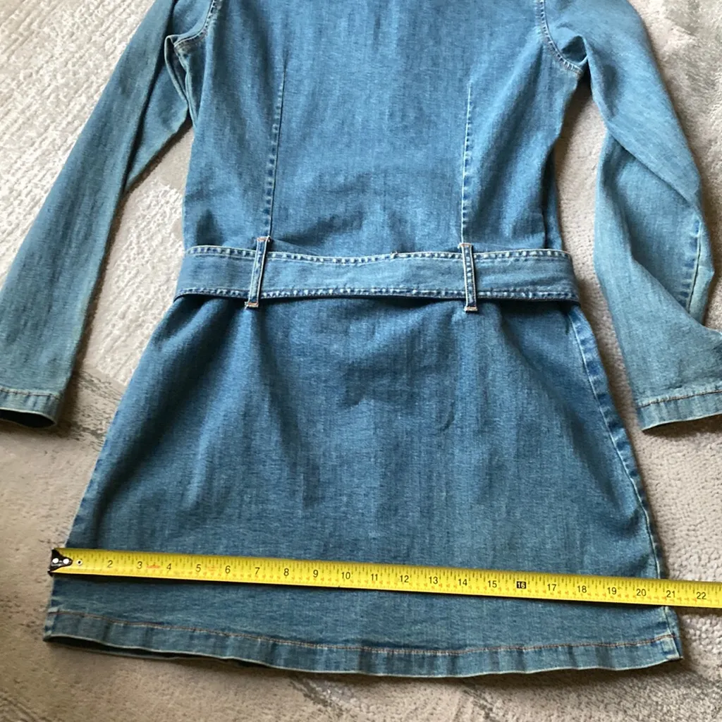 Precious Vintage denim, drop waist dress - Image 8