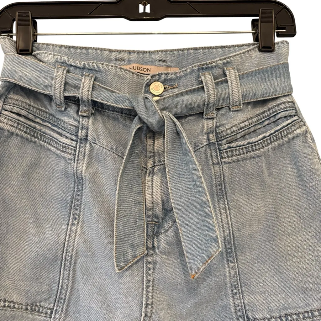 Hudson Jeans High Rise Utility Short in Spring Indigo, Sz 26 - Image 10