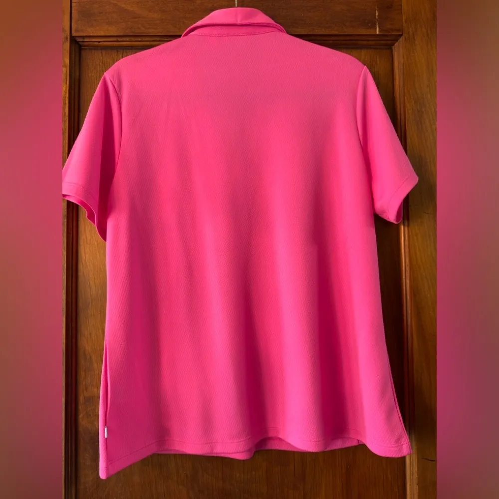 Lady Hagen Pink V-neck Golf Polo Size XL - Image 2