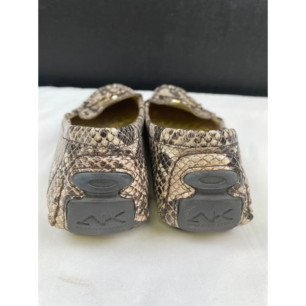 Anne Klein Women's Tan Alligator Leather Flats/Shoes/Slip on Size 7.5 SKU 4166 - Image 5
