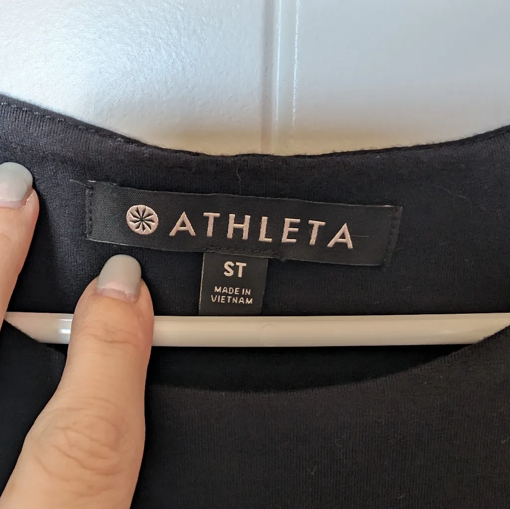 Athleta  Tank Dress Women's S/T Black - Image 3